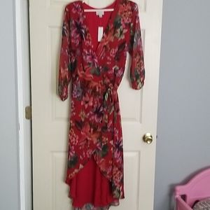 Sweet Pea high low floral dress